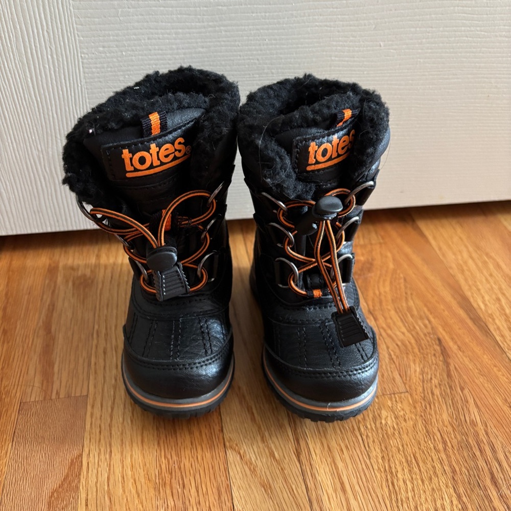 Totes Kids Black Winter‎ Snow Boots
